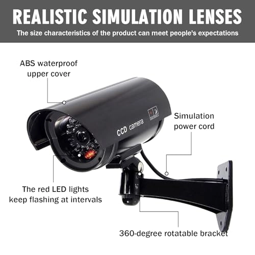 Dummy Camera with Solar Lamp - Outdoor Bundle