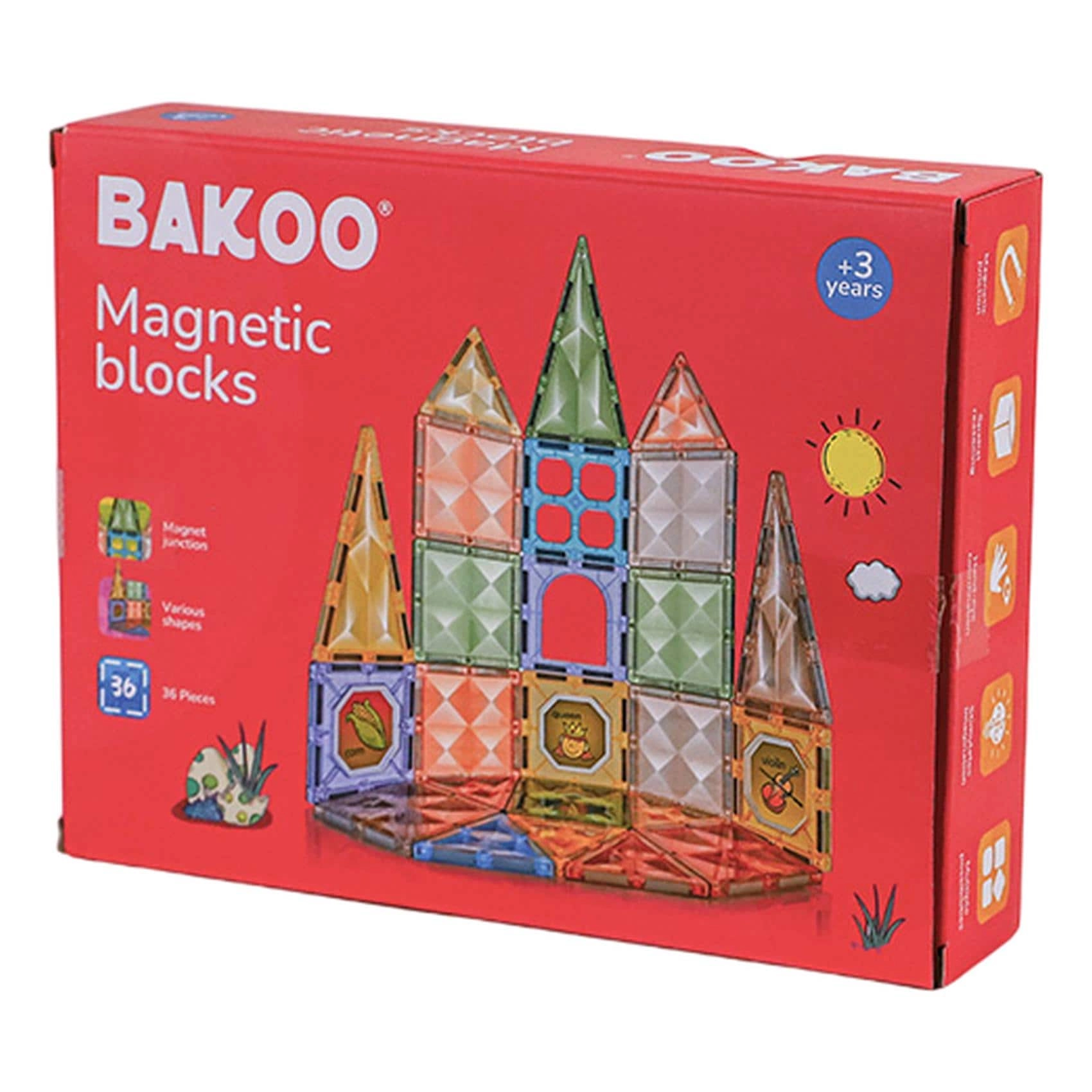 Magnetic Blocks - 36 pcs