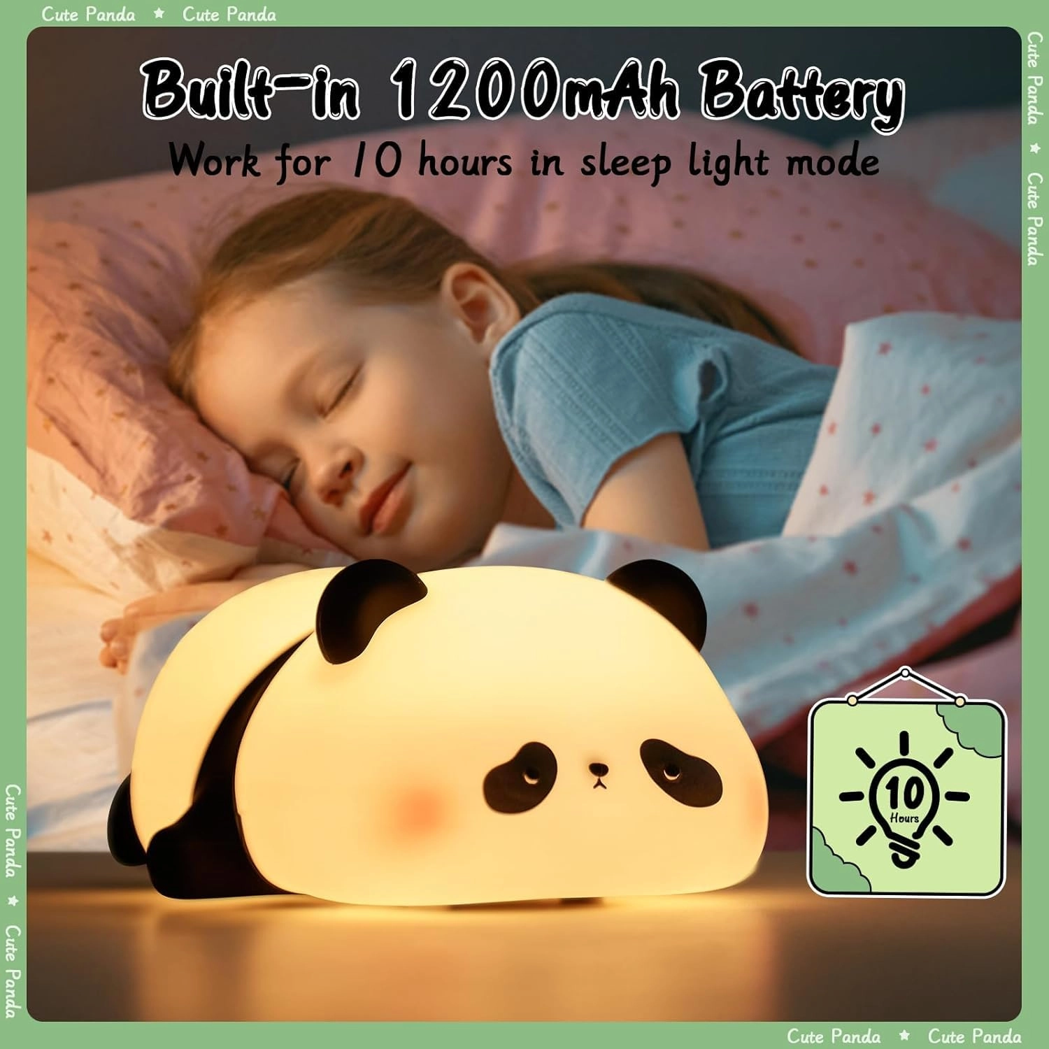 Panda Night Light - Battery Powered Sleeping Panda
