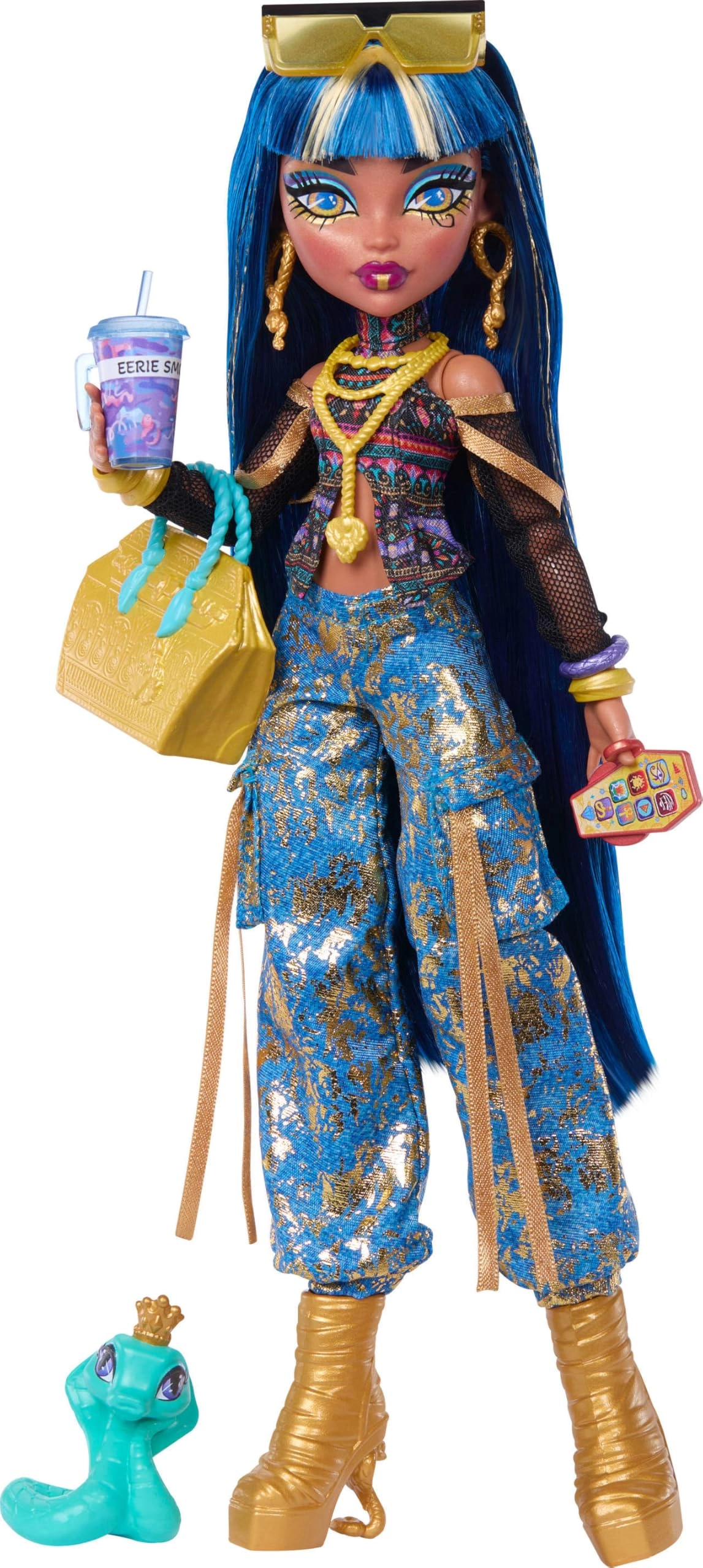 Mattel Cleo De Nile Fashion Doll - With Pet And Accessories Ages 4+