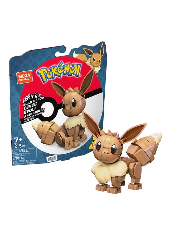 Pokémon Build & Show Eevee - Articulated 4 Inches Tall