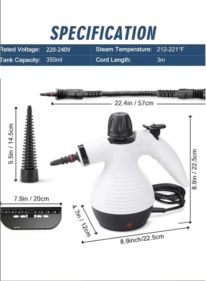 Portable Professional Steam High Pressure Cleaner - Handheld 247cm power cord