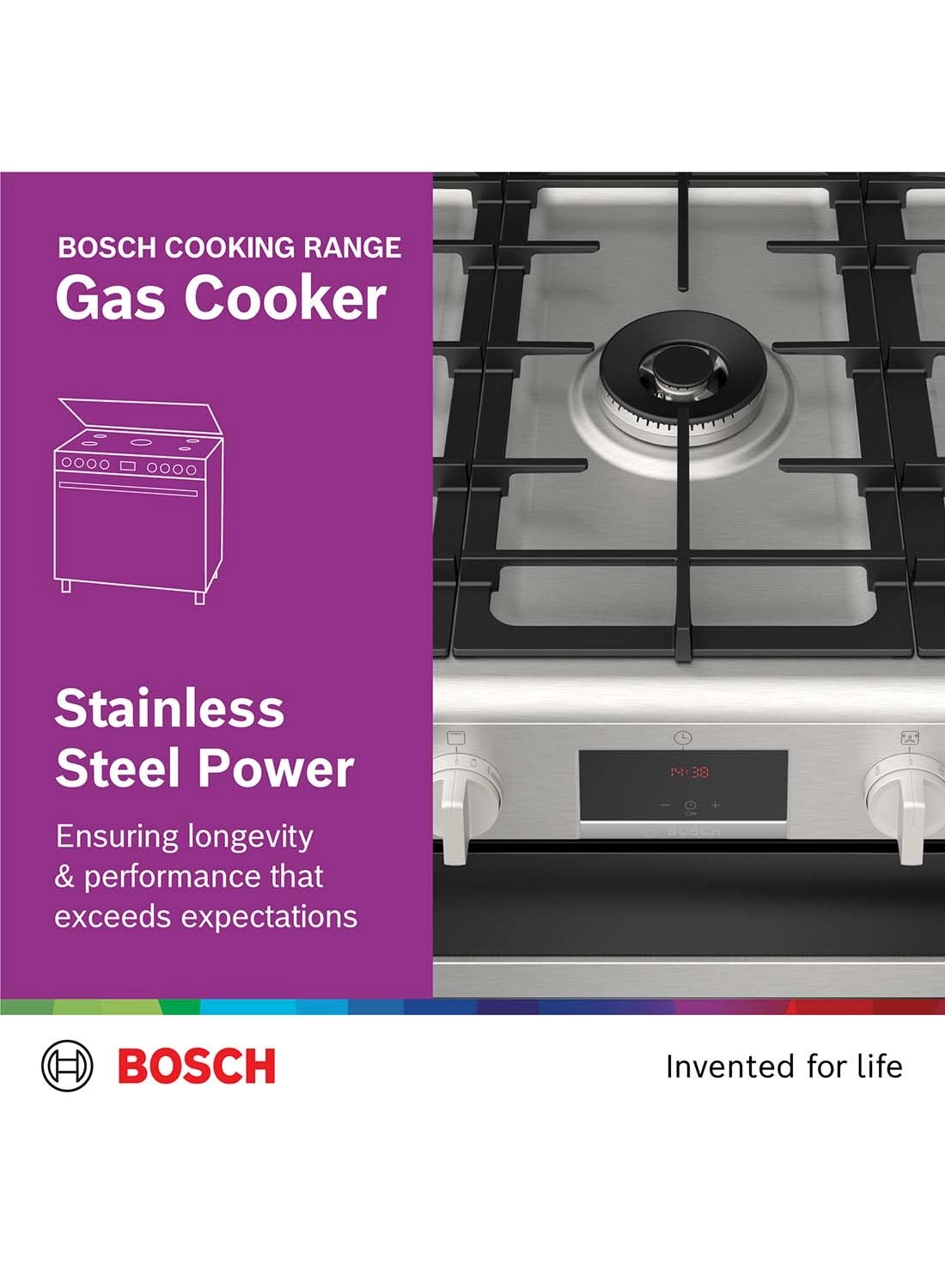 HGW3ASQ50M GAS Cooker