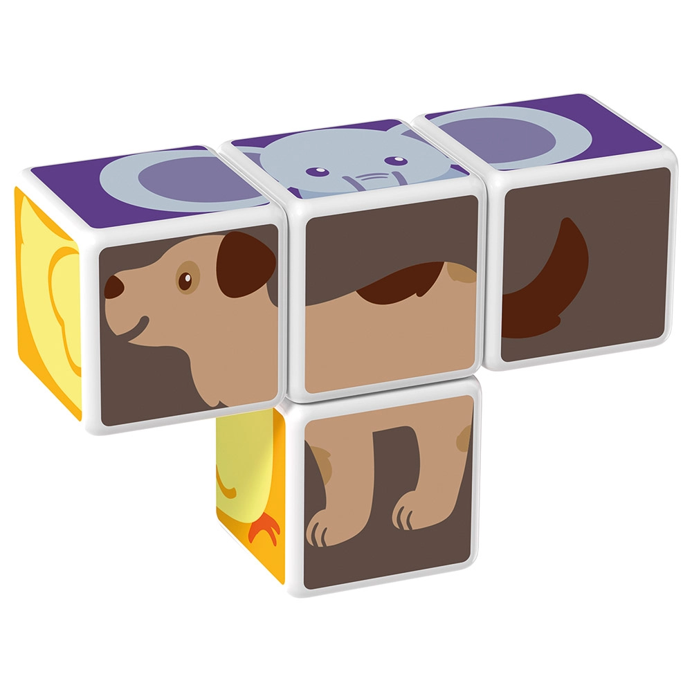 Printed Animal Friends Magicube - Suitable for 1.5 years and above 7pcs