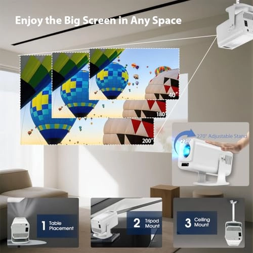 Smart WiFi Projector 450 ANSI 1080P