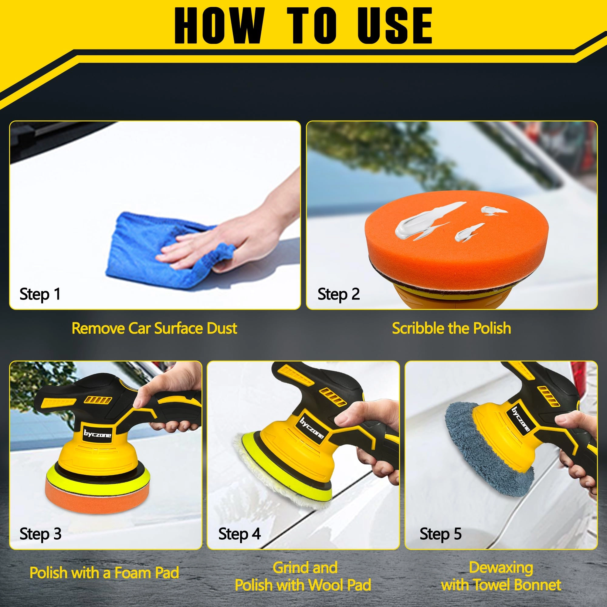 Buffer Polisher - 6-Inch