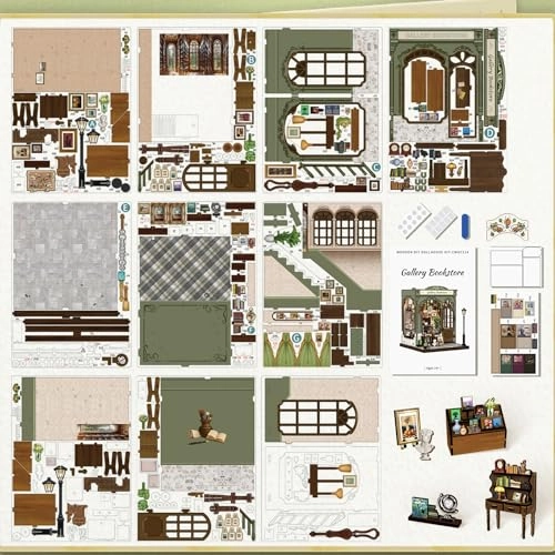 Book Nook Kit - Gallery Bookstore 1:14
