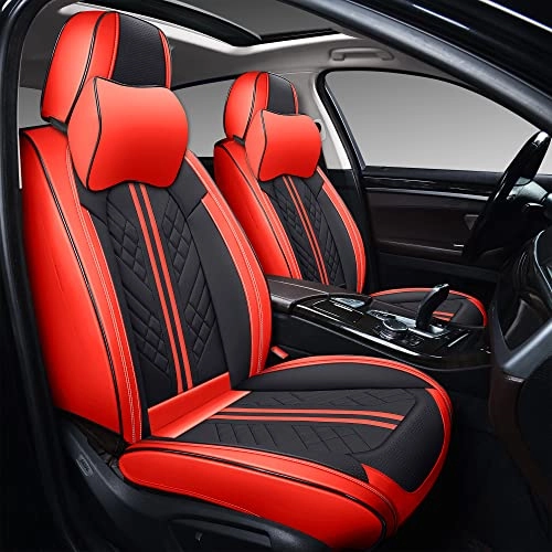01SP-A6 - Front Seat 2 Pack Bright Red And Black