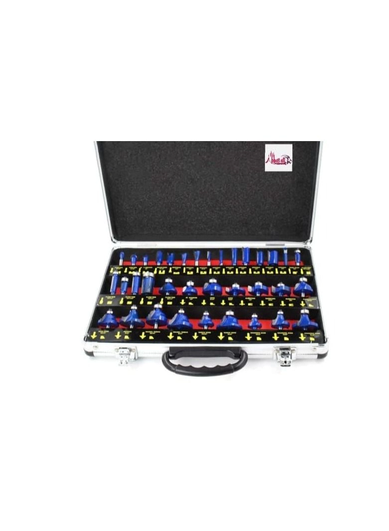 ABBASALI Router Bit Set - 6.35mm 35PCS