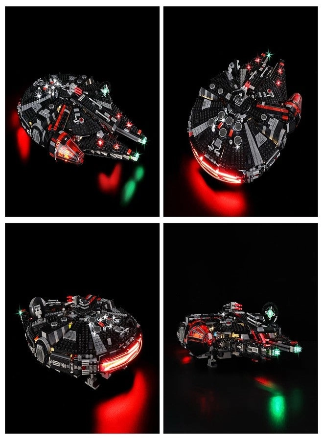 LED Light Kit - Compatible with The Dark Falcon 75389 Lights Only