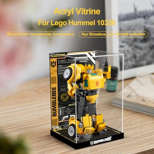 Acrylic Display Case for LEGO 10338 Bumblebee - 3mm thickness