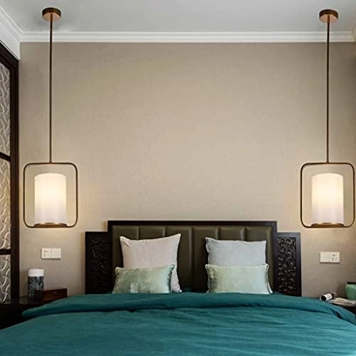 Single Head Chandelier - New Chinese Style Fabric