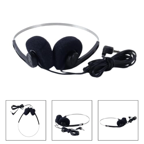 Retro Over-Ear Earphones - Wired Headphone