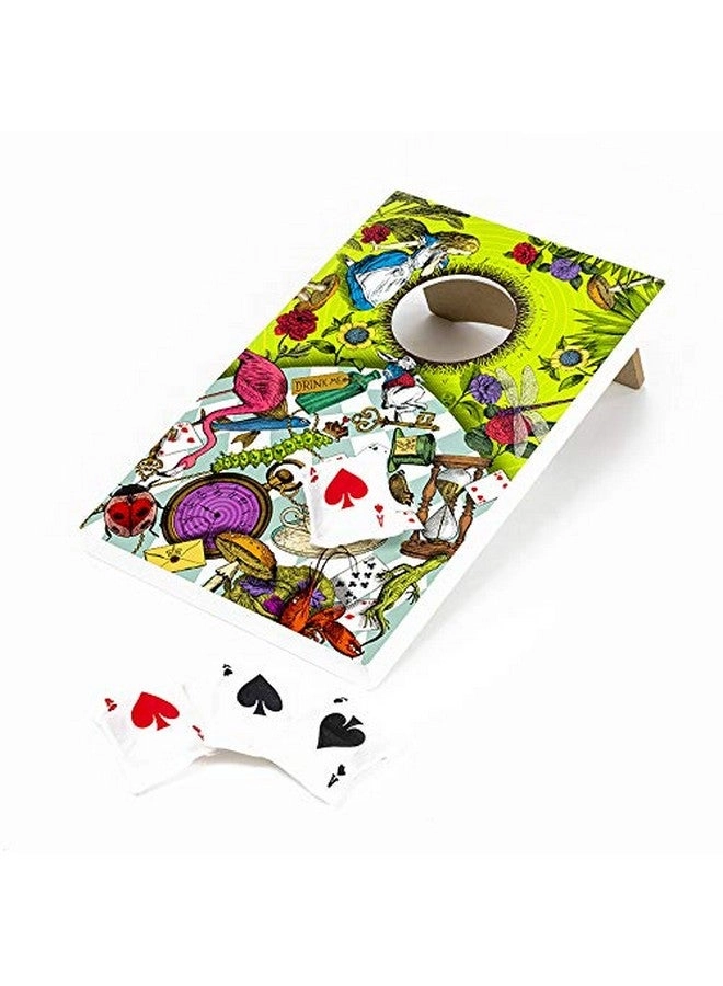 Down The Rabbit Hole - Alice in Wonderland Corn Hole Game