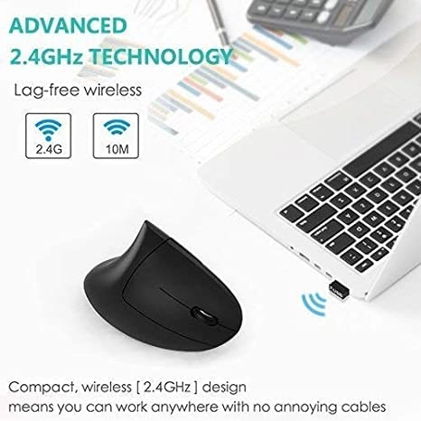 Vertical Ergonomic Mouse - USB