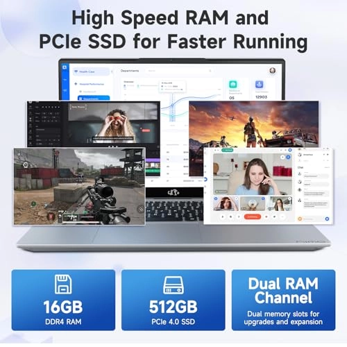 N154R - 15.6'' Core i3-1215U 16GB DDR4 512GB SSD