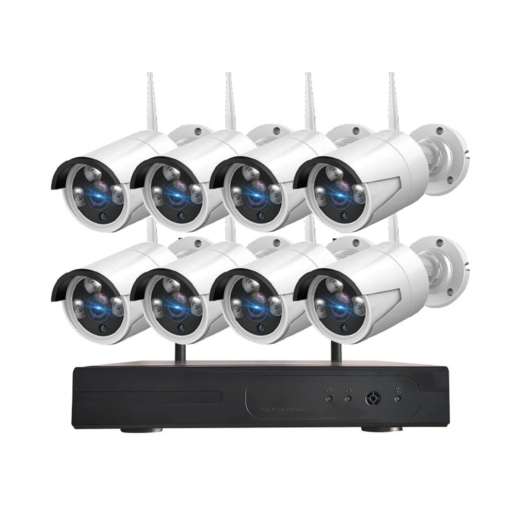 XNASU Wireless WIFI Security Camera System - 8 cameras 8 channels 6MP