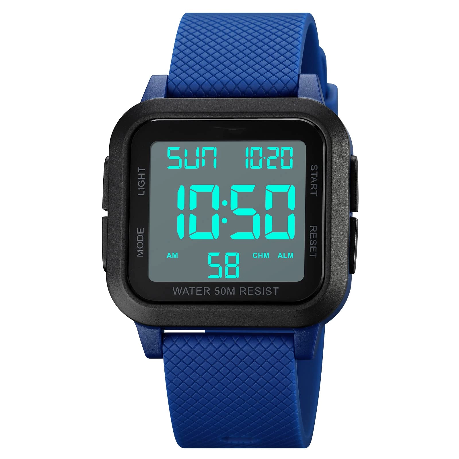Sport Digital Watch 40mm Acrylonitrile Butadiene Styrene