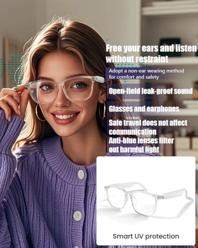 Smart Bluetooth Glasses - Touch Control Voice Control
