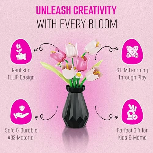 Flowers Building Set - Tulip 1 pcs