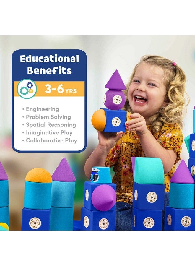 Magnetic Foam Blocks - 50 pcs STEM