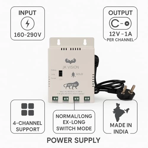 ColorVu CCTV Camera System - 4 Dome 4 Channel 2.4MP