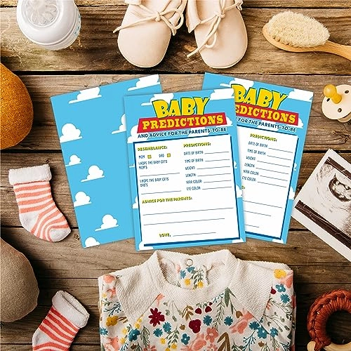 Baby Shower Prediction And Advice Cards - 30 PCS Baby shower