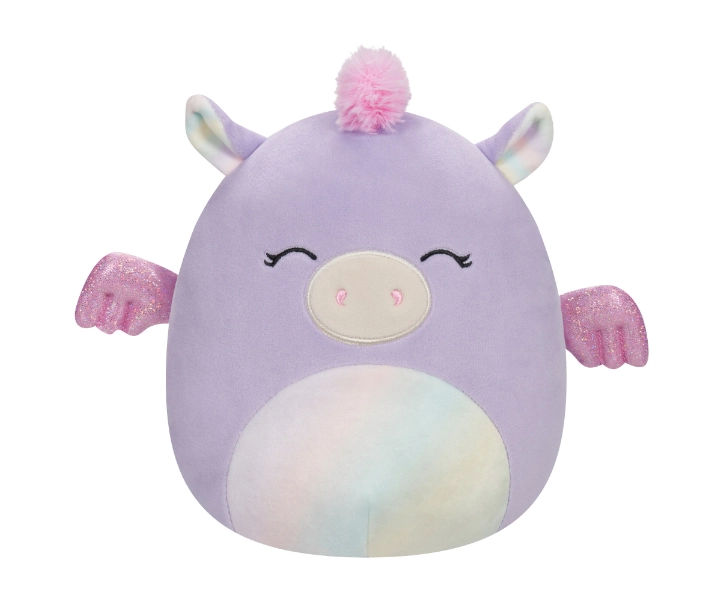 Squishmallows Rei Pegasus - 7.5 Inch Pink and Purple