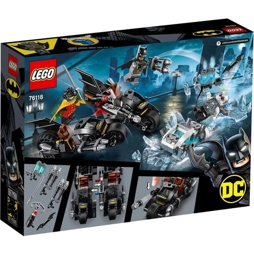 DC Batman Mr. Freeze Batcycle Battle (76118)