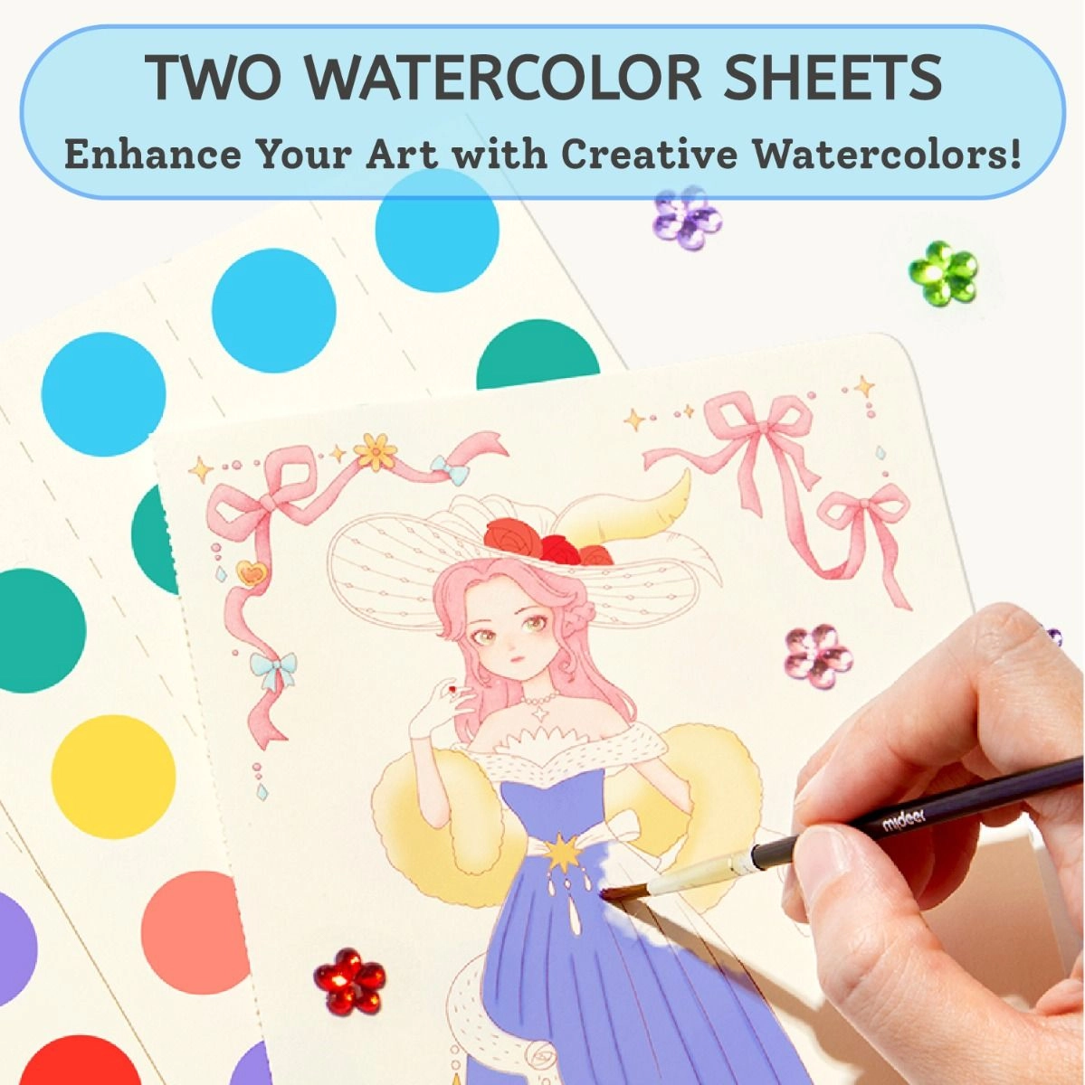 Poke-in Dress Up Kit - Real fabric Needle-free