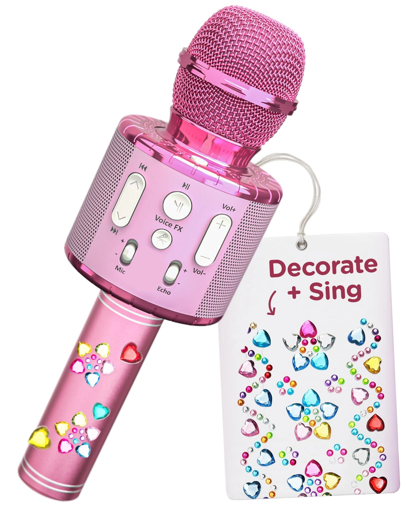 Move2Play Kids Karaoke Microphone - 2 years+ 3 years+ 4 years+ 5 years+ 6 years+