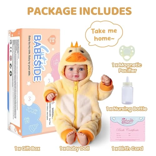 Realistic Baby Doll - 15-inch Vinyl Cotton Gift Set Ages 3+