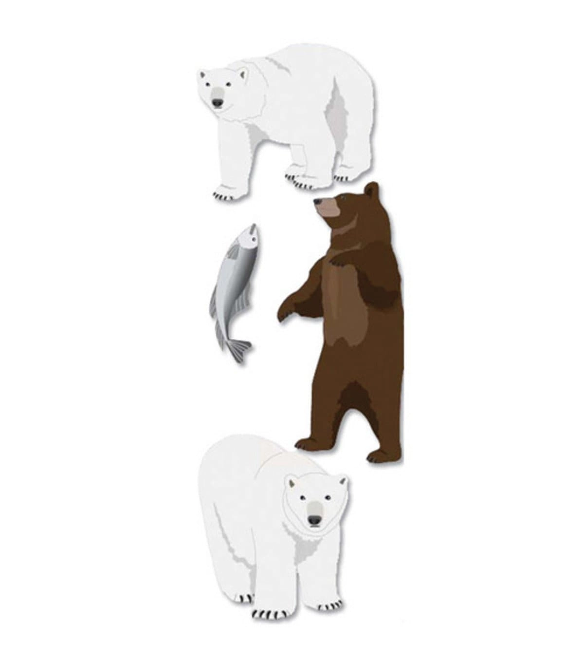 American Crafts 3DS Bear - JJNA025B 0015586812831