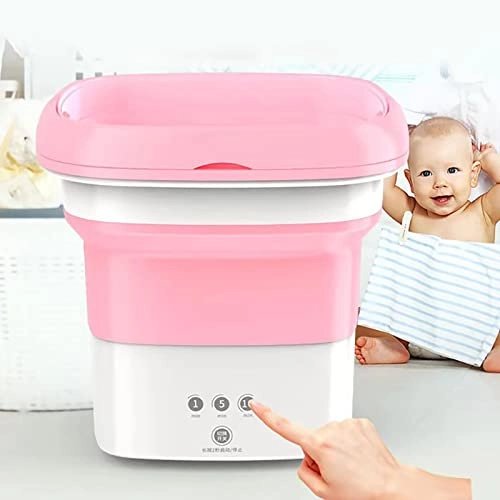 Folding washing machine