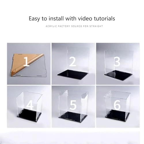 Acrylic Display Case for LEGO Space Crane 60432 - 3mm thickness