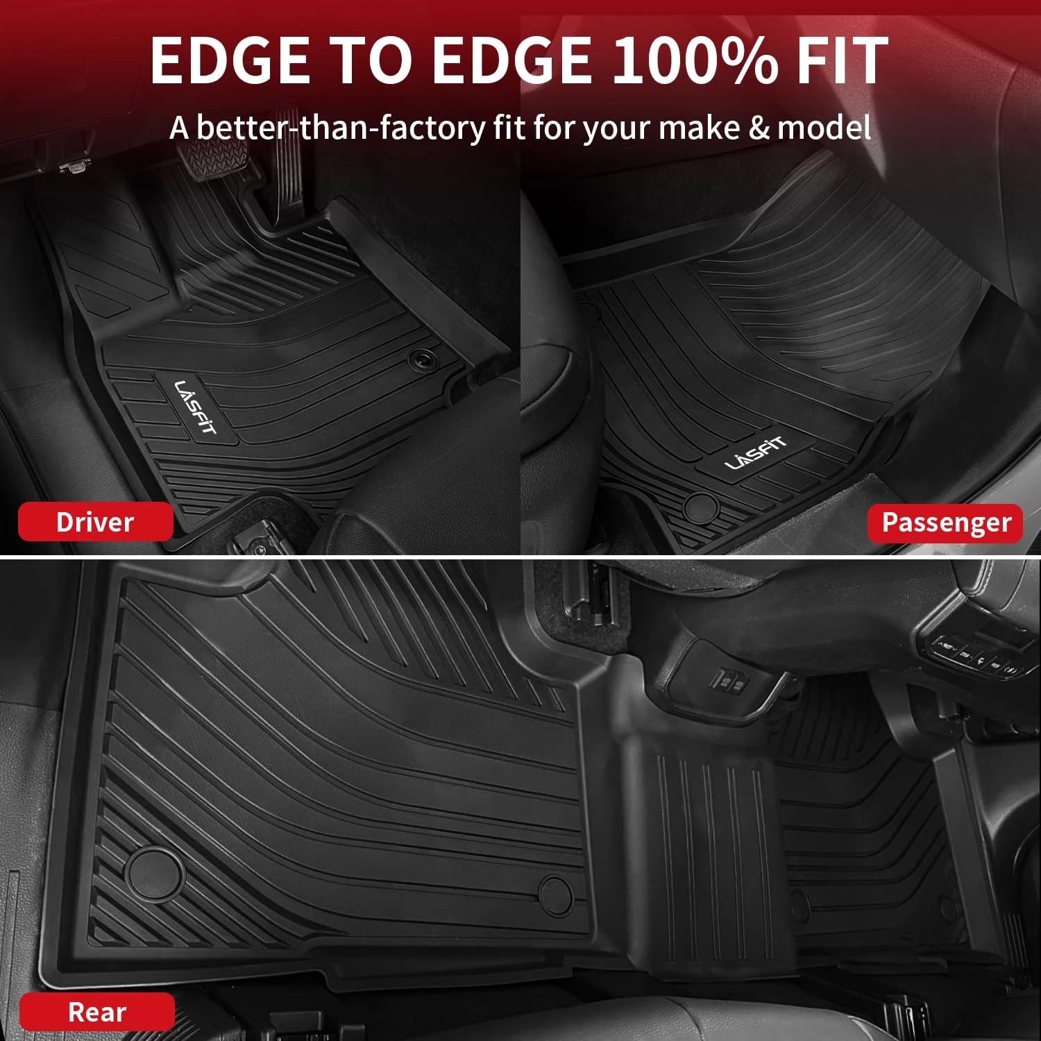 Floor Mats - Toyota Grand Highlander Lexus TX350 2024-2026 1st & 2nd & 3rd Row