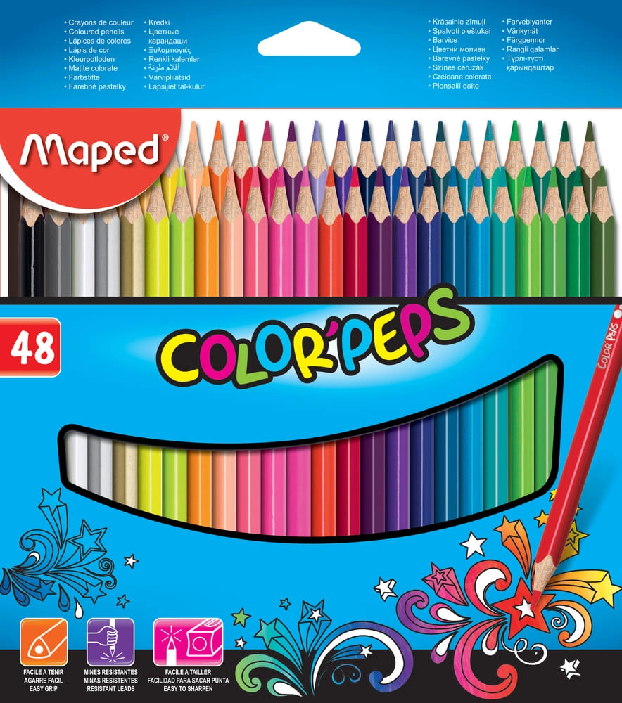 Maped Color’Peps Colour Pencils - 48