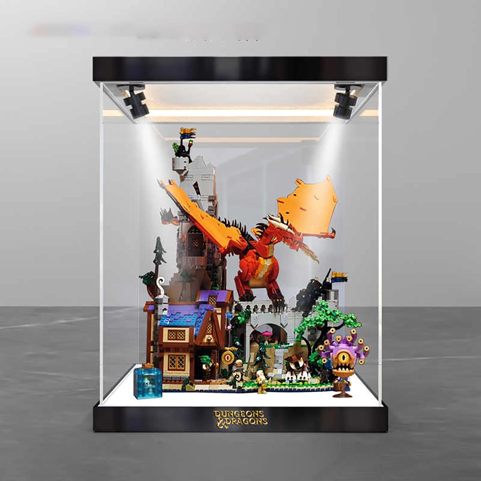 LEGO Display Case - The Story of the Red Dragon