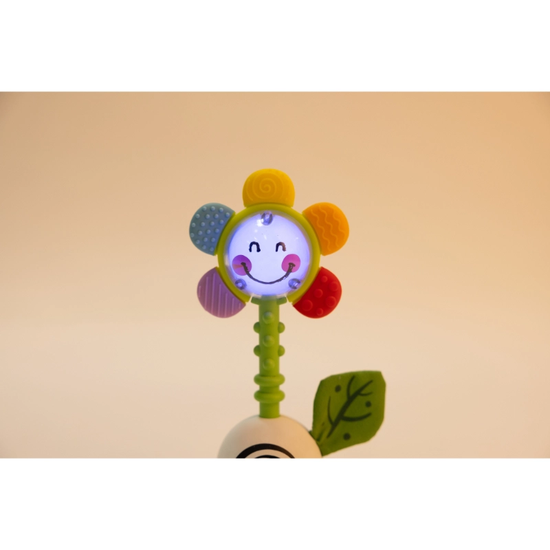 Shake And Sparkle Flower Rattle - 0 months