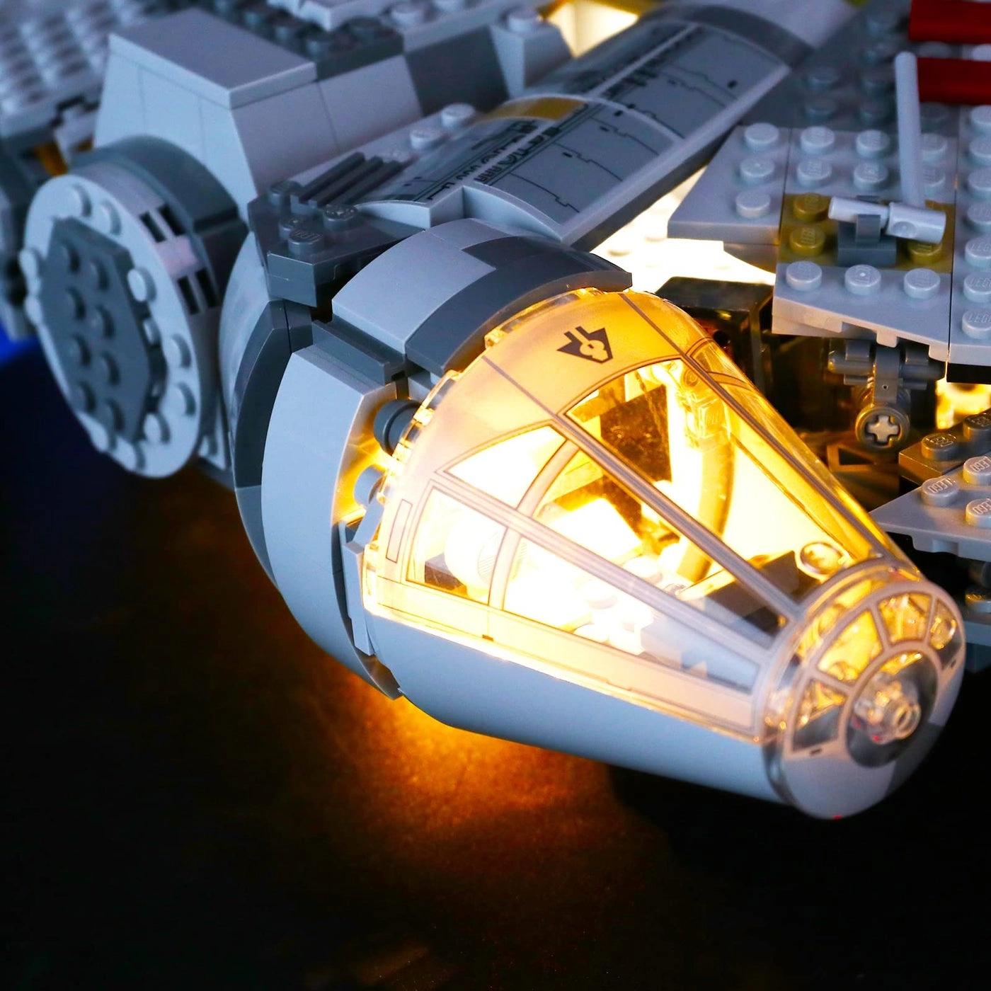 Led Lighting Kit for Millennium Falcon - Compatible with Lego 75257 Remote Control