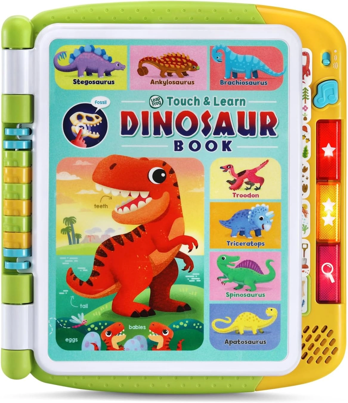 COLOR LAND CHILDRENS TOYS CENTER LLC Touch & Learn Dinosaur Book - 3 to 6 years