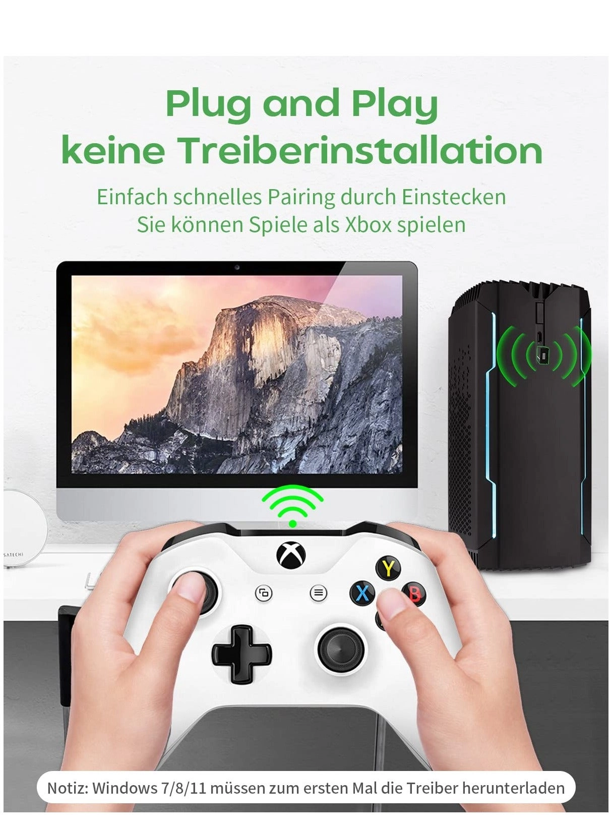 X box Controller Bluetooth Adapter - Bluetooth Windows 11 10 8 8.1
