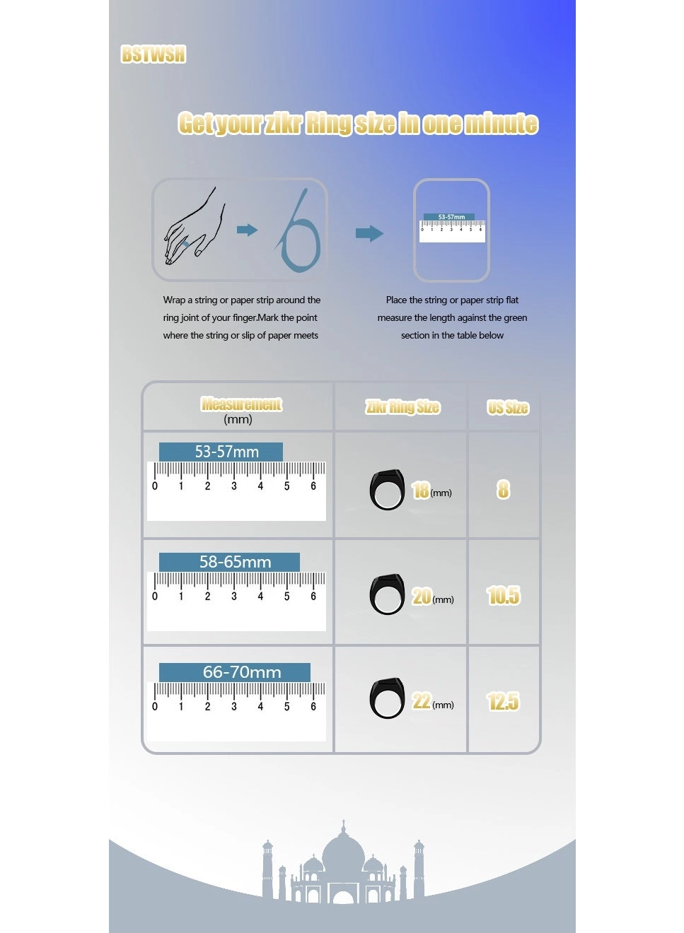 Tasbih Zikr Smart Ring