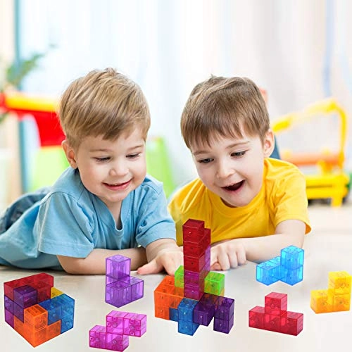 Magic Magnetic 3D Puzzle Cubes - 7 pcs