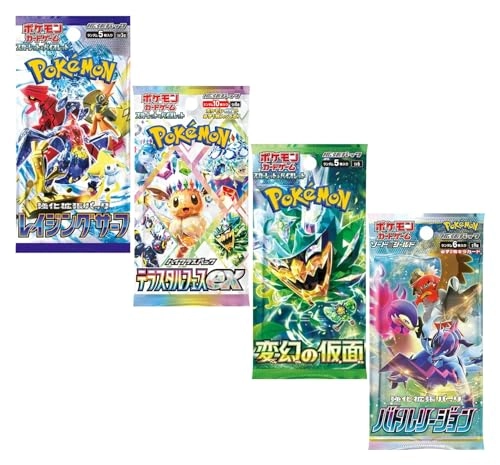 Pokemon GO Booster Pack - 4x 6 cards + Toploader