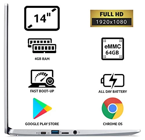 Chromebook 314 CB314-H - 14'' Celeron N4000 4GB DDR4 64GB eMMC