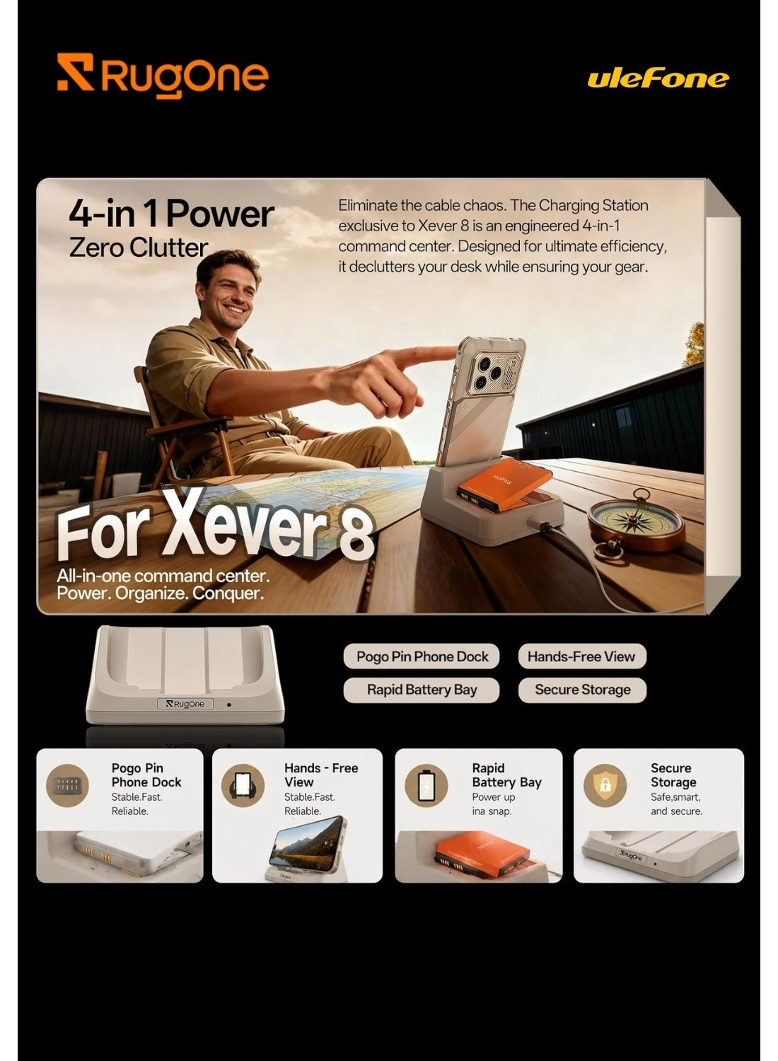 Rugone xever 8 8GB 256GB