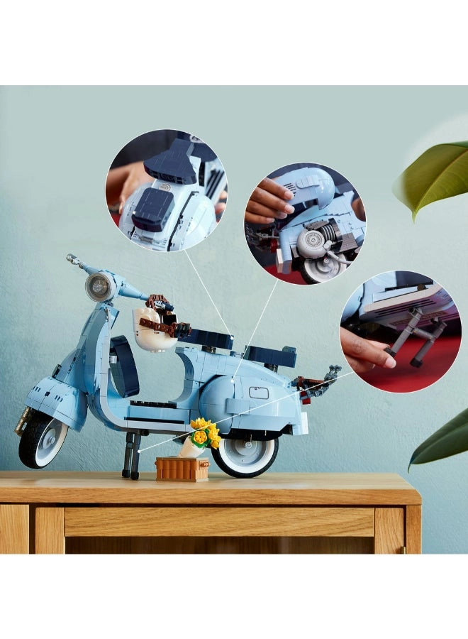Vespa 125 (10298) - 1106 pieces pastel blue