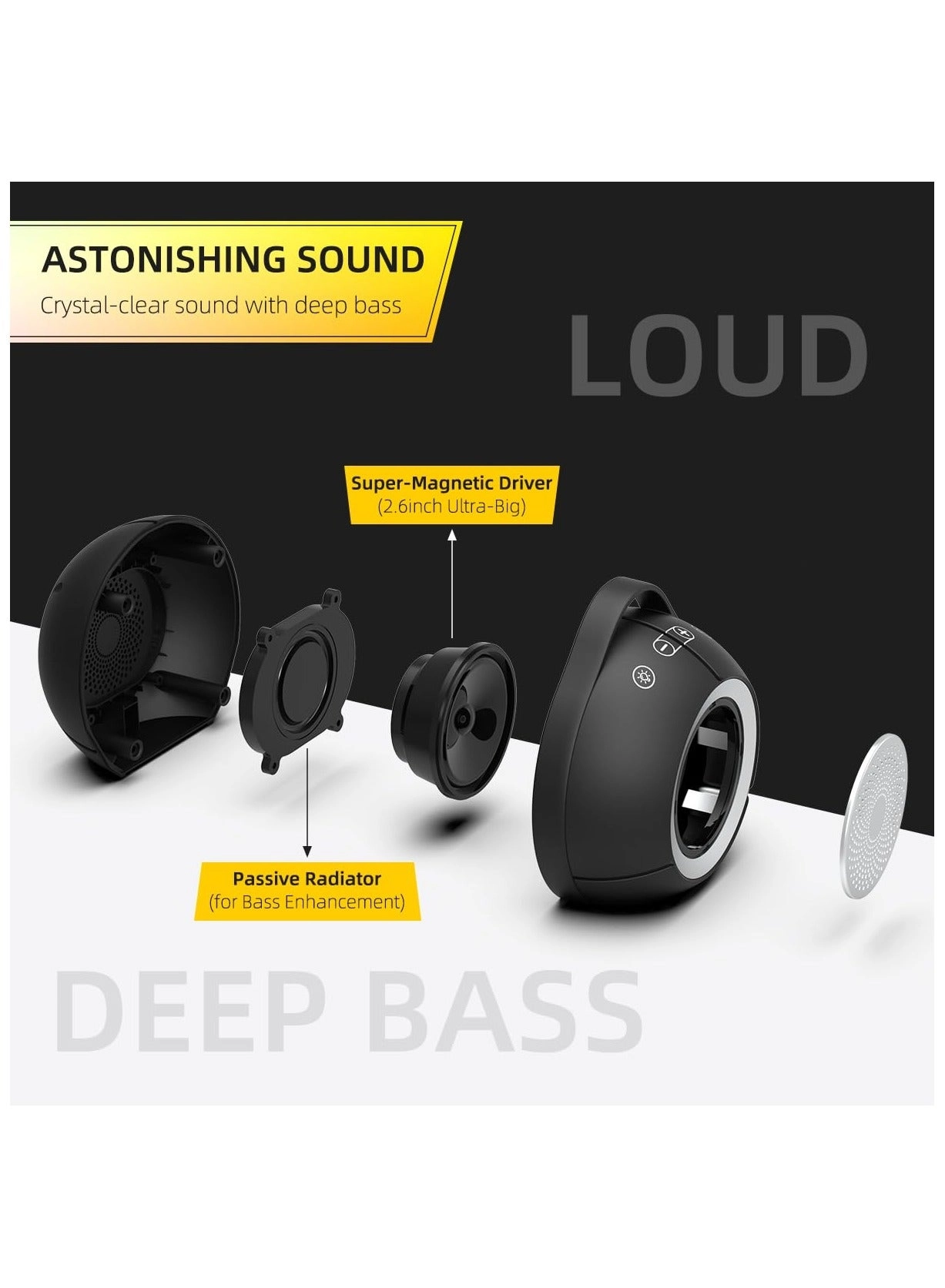 USB Computer Speakers - Plug-N-Play Dynamic RGB Light