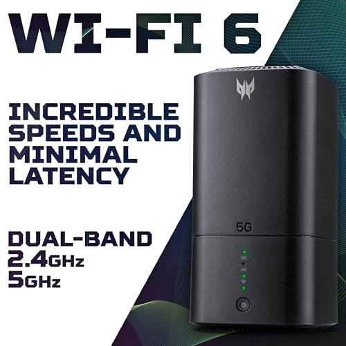 Predator Connect X5 - 4700 Mbps Wi-Fi 6 (802.11ax)